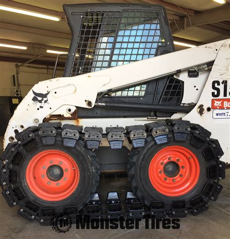 over the tire rubber tracks for skid steer|bobcat tire to track conversion.